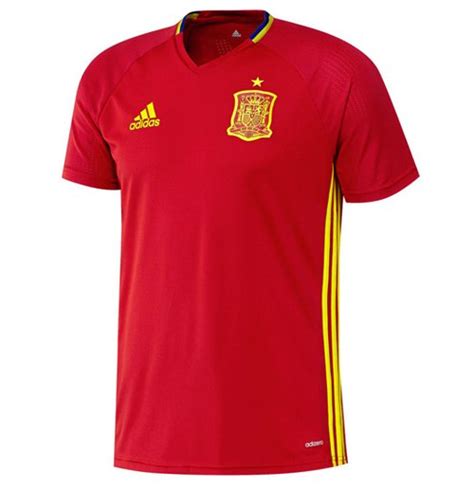 Compra Camiseta entrenamiento España 2016 2017 Adidas  roja  de niños