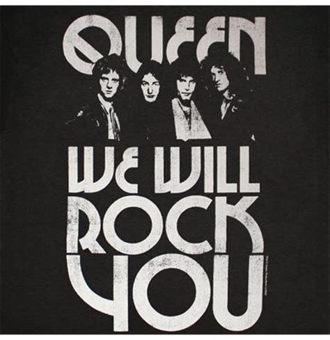 Compra Camiseta Queen   We Will Rock You Original