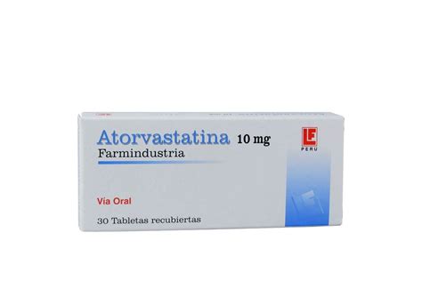 Comprar Atorvastatina 10 mg Con 30 Tabletas Framindustria ...