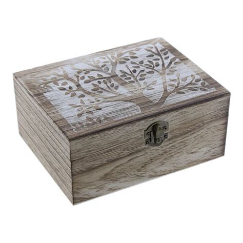 Comprar Caja de madera tapa decorativa con 2 cajas ...