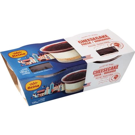 Comprar Cheesecake de fresa pack 2 unidades 90 g · REINA · Supermercado ...