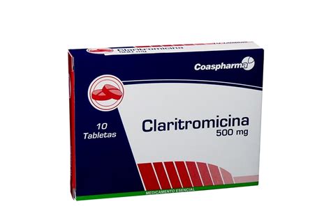 Comprar Claritromicina 500 mg 10 Tabletas. En Farmalisto ...