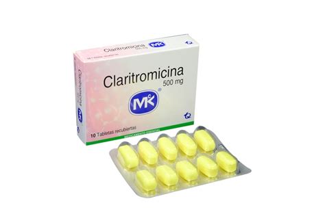 Comprar Claritromicina 500 mg X10 Tabletas En Farmalisto ...