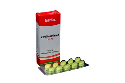 Comprar Claritromicina 500mg x10 Tabletas En Farmalisto ...
