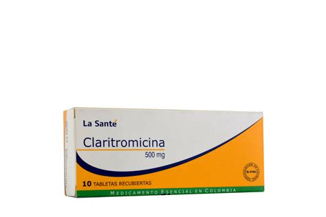 Comprar Claritromicina La Santé 10 Tabs En Farmalisto ...