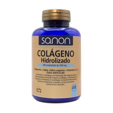 Comprar Colágeno Hidrolizado Marino 180 comprimidos de 1000mg Sanon ...