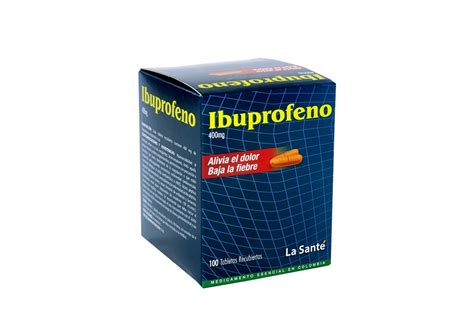 Comprar Ibuprofeno 400 mg Con 100 Tabletas En Farmalisto ...