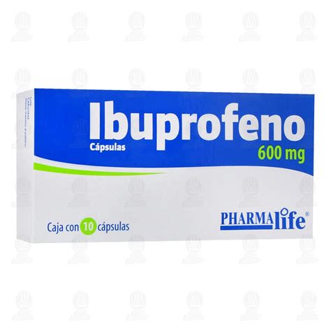 Comprar Ibuprofeno 600mg 10 Cápsulas Pharmalife Farmacia ...