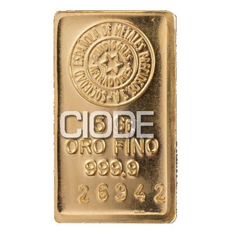 Comprar Lingote de oro 5 gramos 9999 Marca SEMPSA online