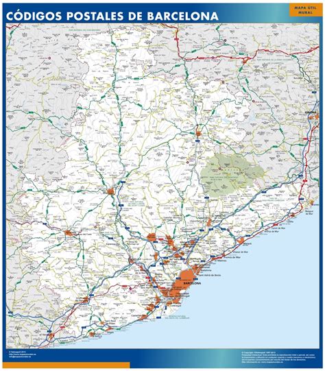 Comprar Mapas Barcelona | Mapas Murales de España y el Mundo