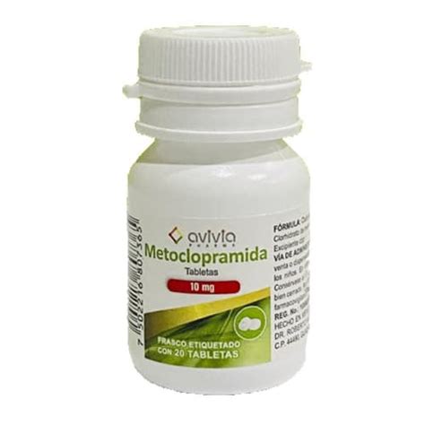 Comprar Metoclopramida 20 tabletas 10 mg   Prixz | Farmacia a Domicilio