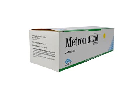 Comprar Metronidazol 500 mg x 200 Óvulos En Farmalisto ...