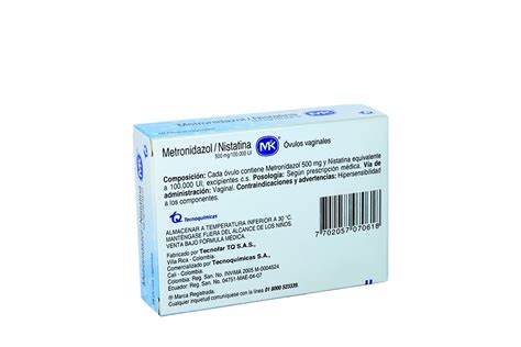 Comprar Metronidazol/Nistatina X10 Óvulos, En Farmalisto ...