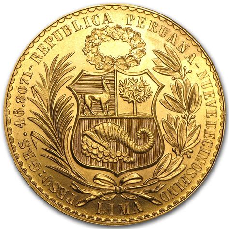 Comprar Moneda de Oro 100 Soles República del Peru Varios ...