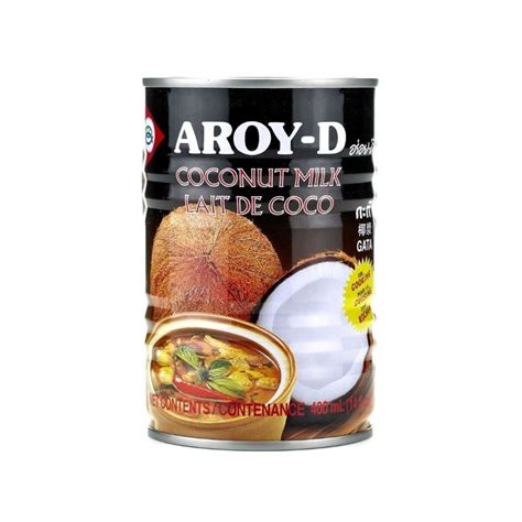 Comprar ONLINE Leche de coco Salado  AROY D . 400 ml