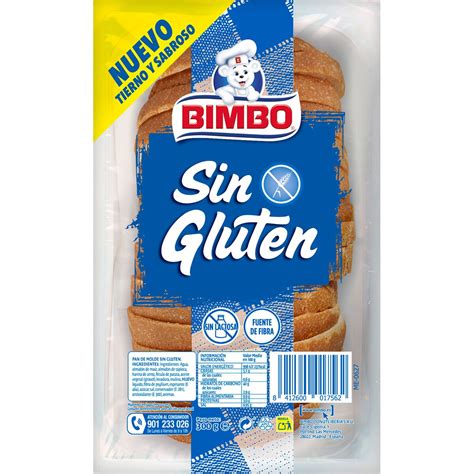 Comprar pan de molde sin gluten y sin lactosa bolsa 300 g · BIMBO ...