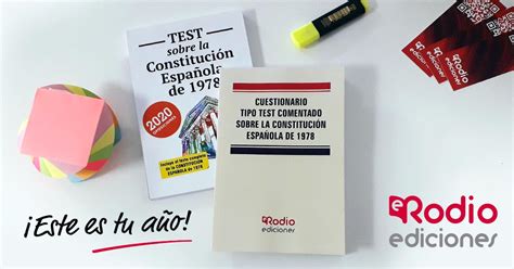 Comprar test sobre la Constitución Española de 1978
