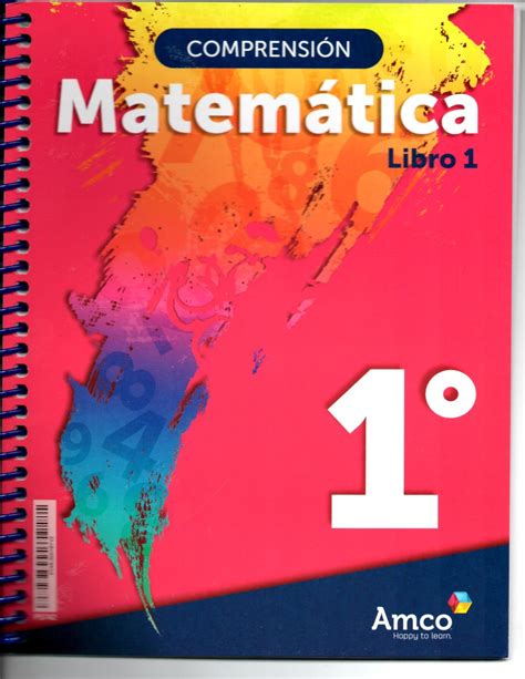 Comprension Matematica 1° Libro 1 Amco | MercadoLibre