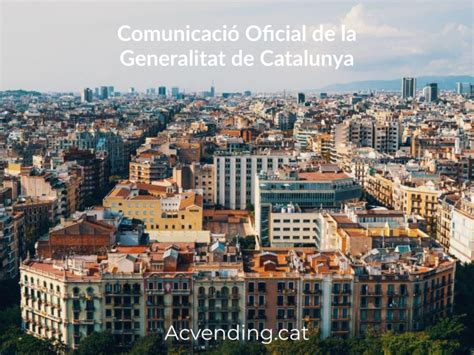 Comunicació oficial de la Generalitat   ACV Vending