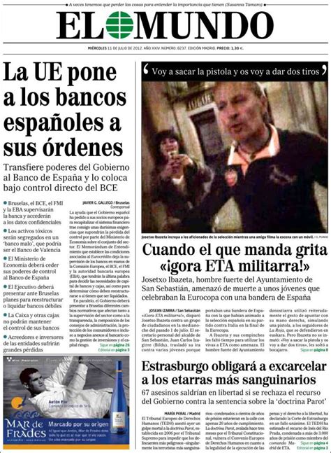 COMUNICACIÓN AUDIOVISUAL, mediática y digital: Tres portadas de El País ...
