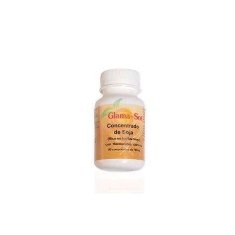 Concentrado de soja 750 mg 80 comprimidos glamasot | Ecoritas