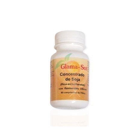 Concentrado de soja 750 mg 80 comprimidos glamasot | Ecoritas