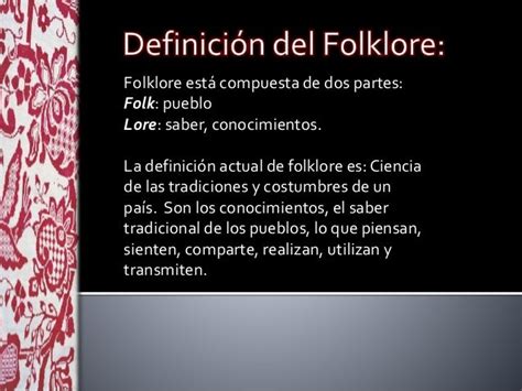 Concepto del Folklore Panameño