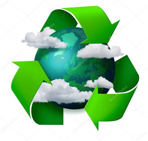 Concepto reciclaje de cambio climático — Fotos de Stock ...