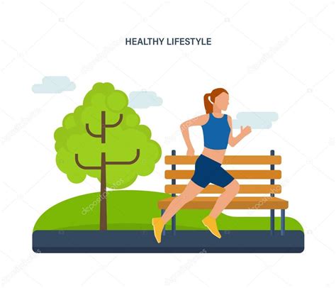 Concepto   un estilo de vida saludable, atletismo, correr en la calle ...