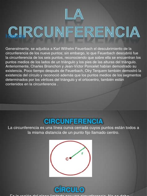 Conceptos de La circunferencia | Tangente | Circulo