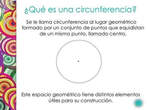 Conceptos y elementos de la circunferencia