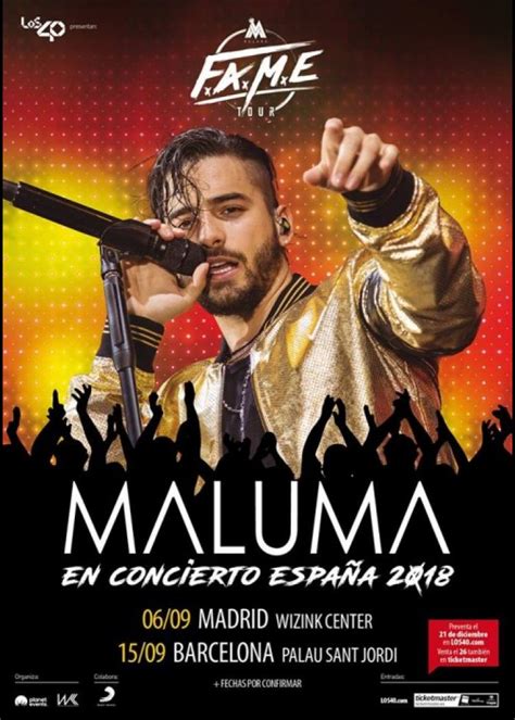 Concierto de Maluma en Barcelona. Comprar Entradas.