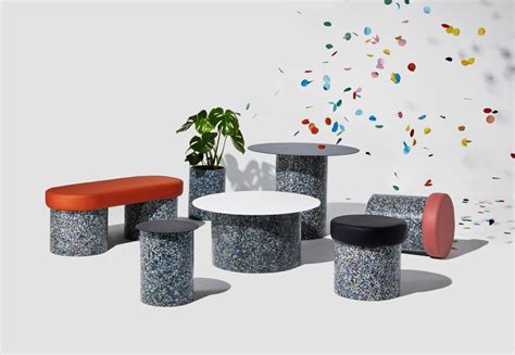 Confetti , la colección de muebles creada con plástico reciclado ...