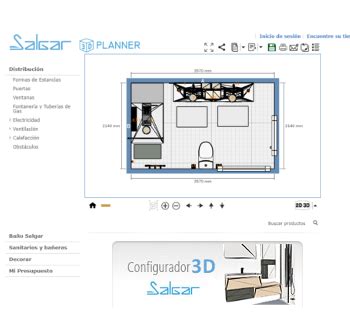 Configurador 3D SALGAR. Diseña tu baño a medida | Matmax ...