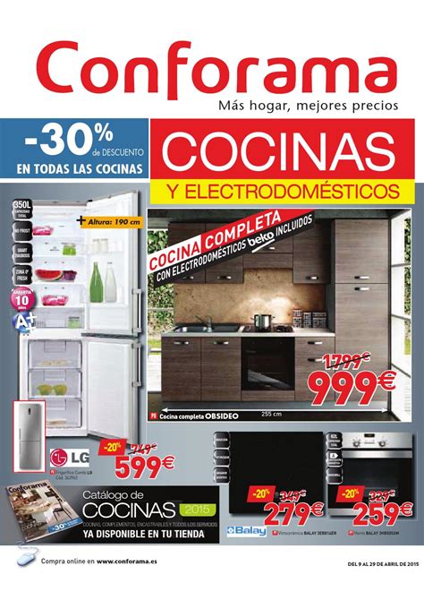 Conforama catalogo 9 29abril2015 by CatalogoPromociones ...