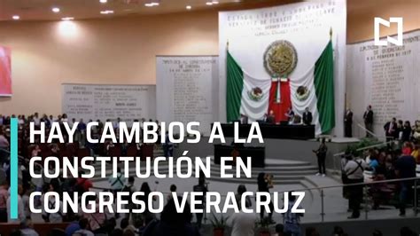 Congreso de Veracruz aprueba cambios a Constitución local   En Punto ...