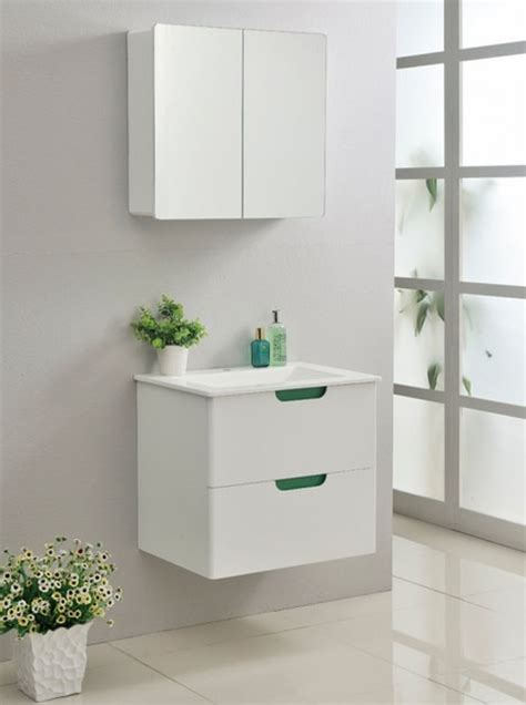 Conjunto de baño elegante y moderno ideal para baños pequeño.