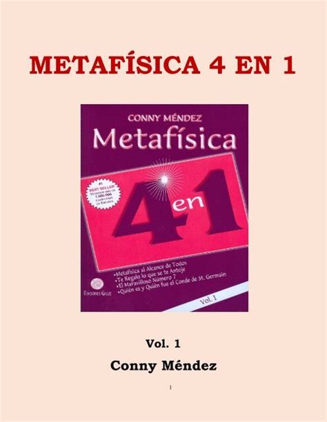 Conny Mendez   Metafisica 4 en 1