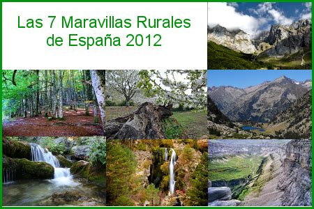 Conoce las 7 maravillas rurales de España y el ganador del ...