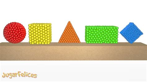 Conoce las formas geometricas | Formas 3d para niños ...