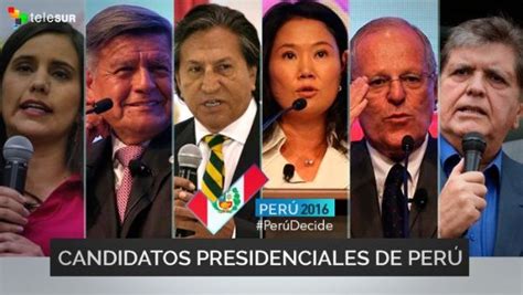Conozca a los candidatos para las presidenciales de Perú ...