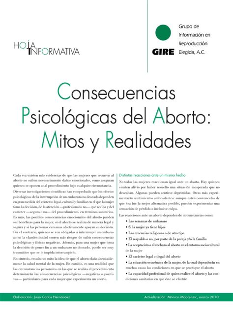 consecuencias_marzo2010 | Aborto | El embarazo