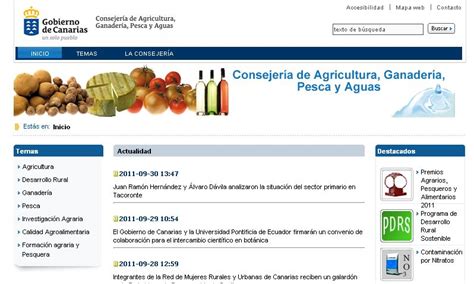 Consejería de Agricultura, Ganaderia, Pesca y Aguas ...