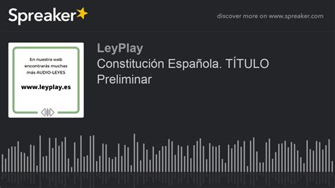 Constitución Española. TÍTULO Preliminar   YouTube