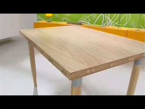 Construir una mesa de madera con chapeados naturales ...