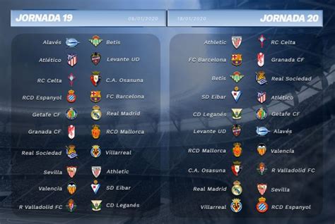 Consulta el calendario completo de la Liga Santander 2019 20