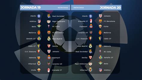 Consulta el calendario completo de la Liga Santander 2021  2022