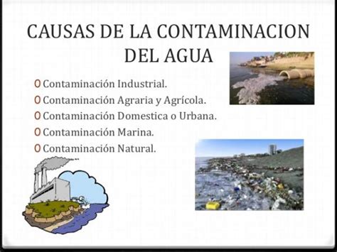 Contaminación del AGUA: causas y consecuencias   RESUMEN ...