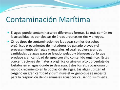 Contaminacion Marina