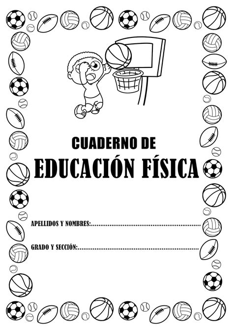 Contenidos educación física: Carátulas para educación física